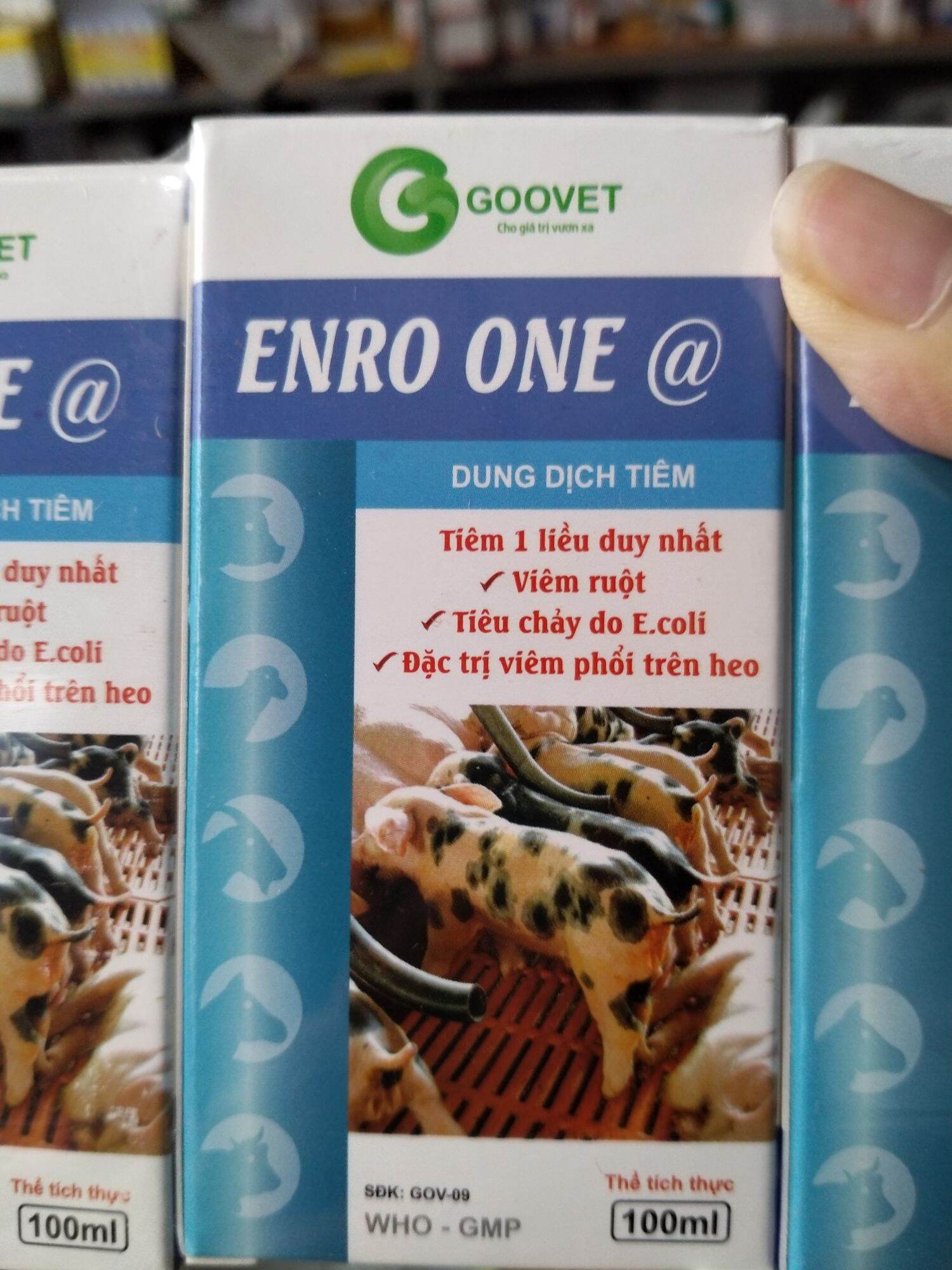 enro one - tr.ị tiêu chảy sau 1 mũi, dừng ngay cho HEO DÊ BÒ