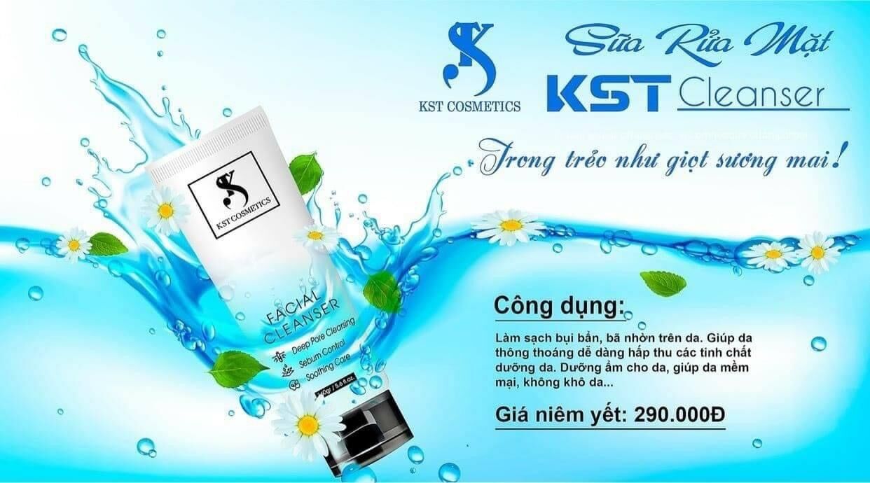 Sữa rữa mặt kst