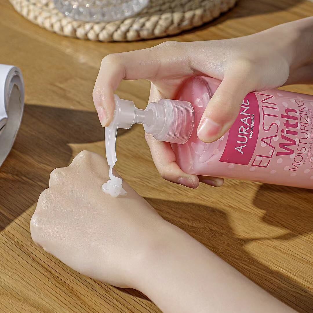 Gel dưỡng tạo kiểu tóc xoăn 3D aurane Elastin With Moisturizing