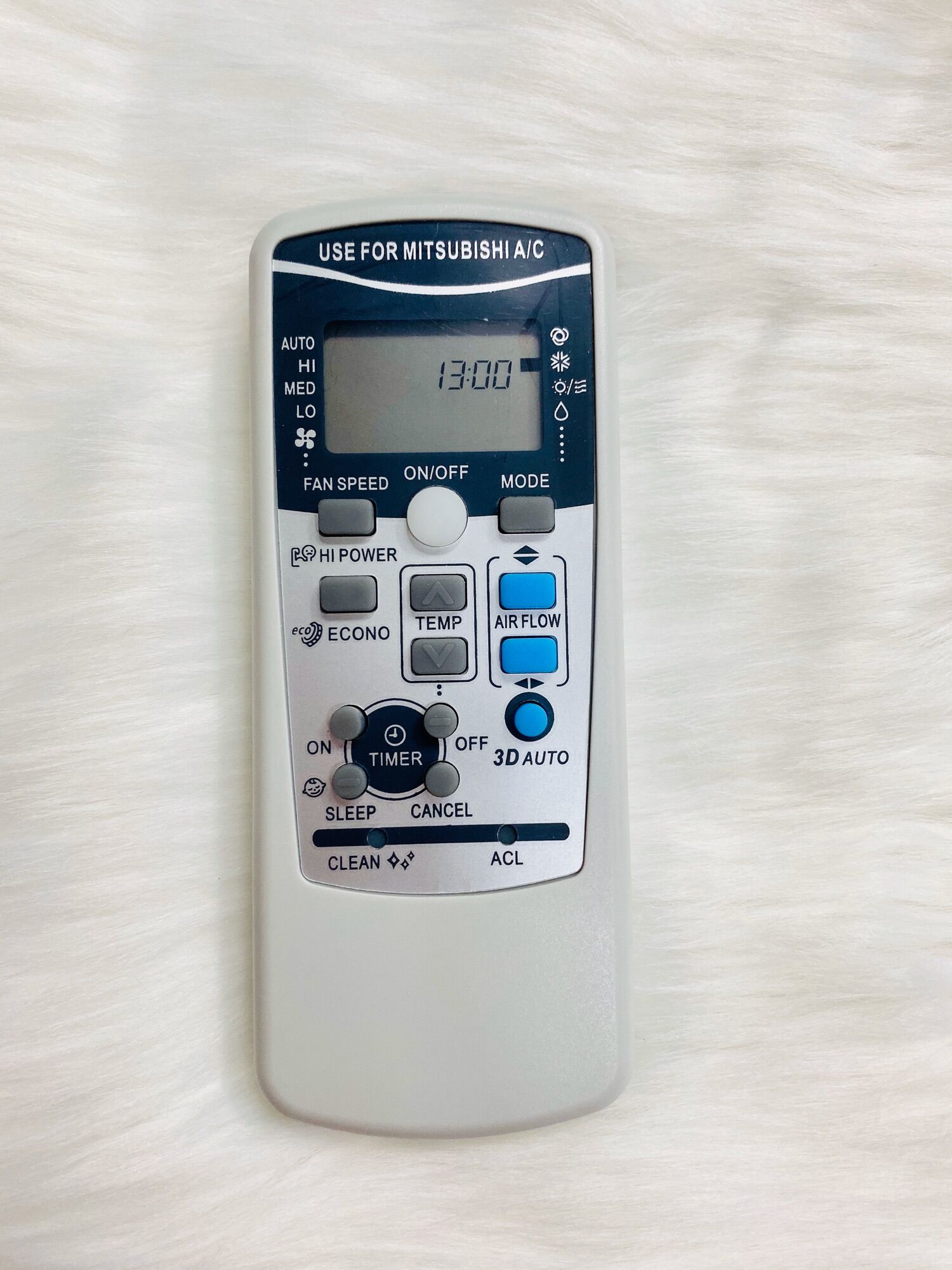 REMOTE ĐIỀU KHIỂN MÁY LẠNH MITSUBISHI HEAVY 3D