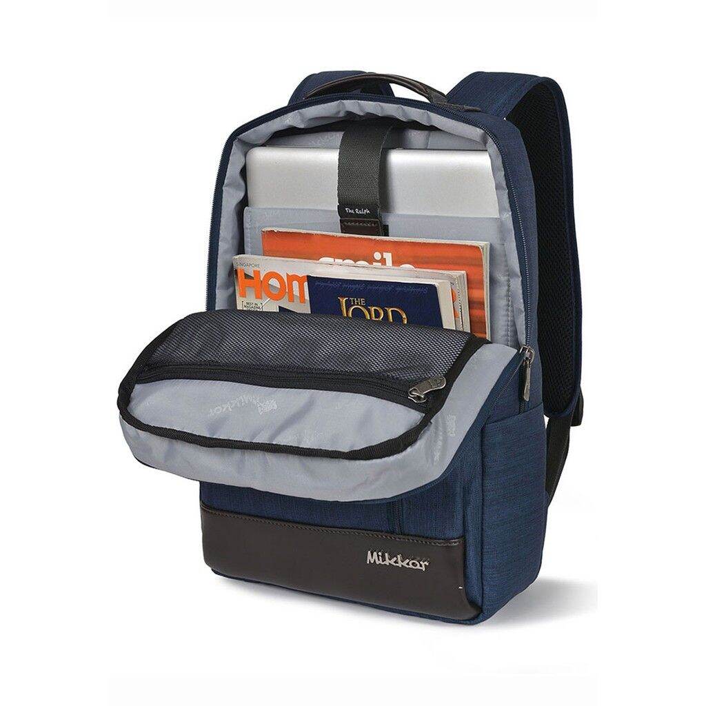 [HCM]Balo laptop mikkor The Ralph -xanh navy