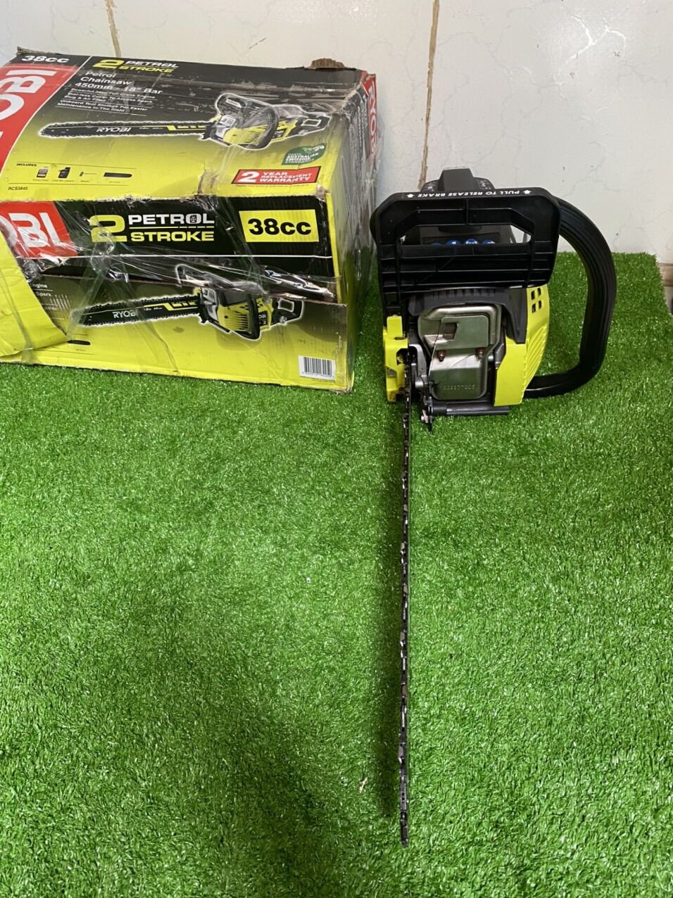 [HCM]Máy cưa xích xăng ryobi