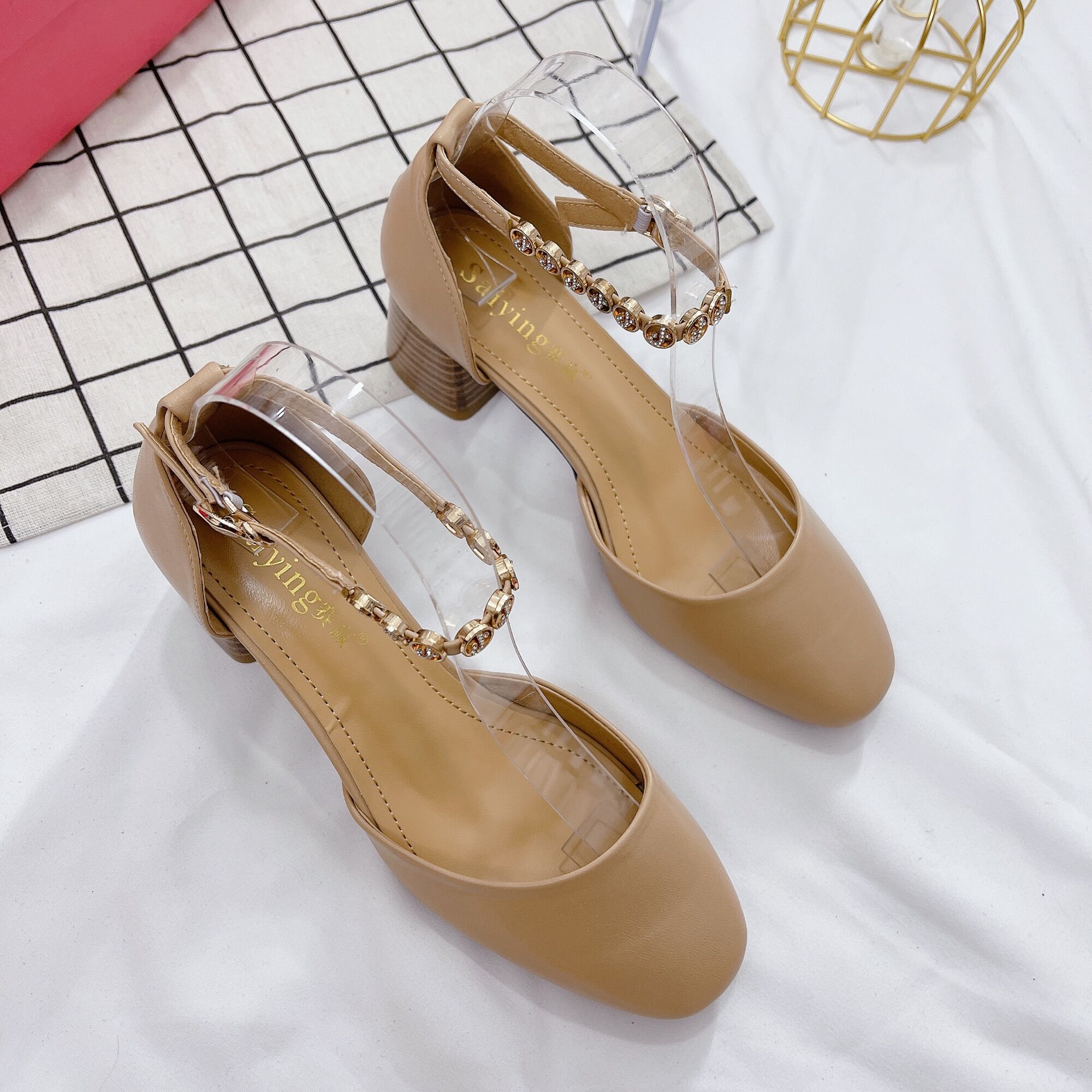 GIẦY NỮ CAO ĐẾ CAO 5cm,GIẦY BÚP BÊ CAO GÓT