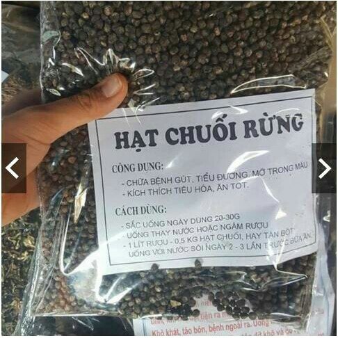 Combo 3kg hạt chuối hột rừng