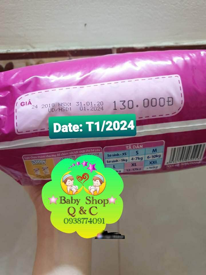 [HCM]**GÓI NHỎ TIỆN LỢI**TÃ DÁN BOBBY TRÀ XANH NHẬT BẢN SIZE XL23 MIẾNG