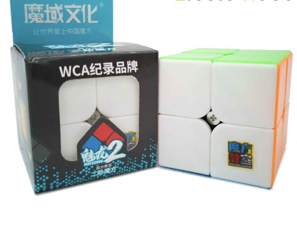 [HCM]Rubik 2x2 Stickerless MoYu MeiLong MFJS Rubik 2 Tầng