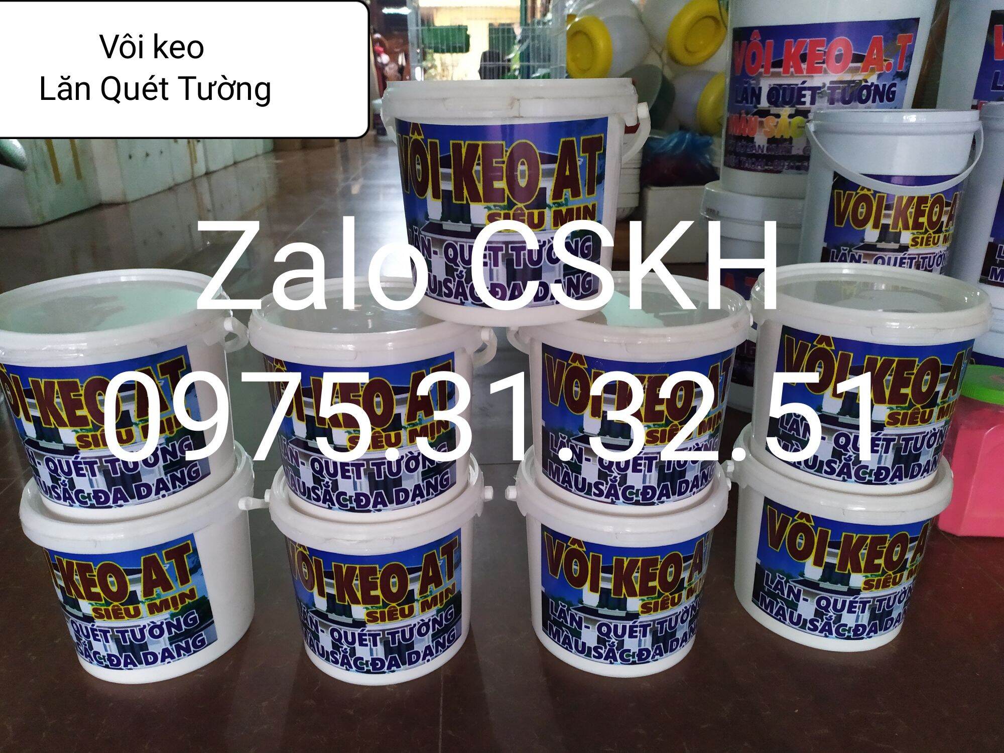 Vôi quét tường thùng 3L