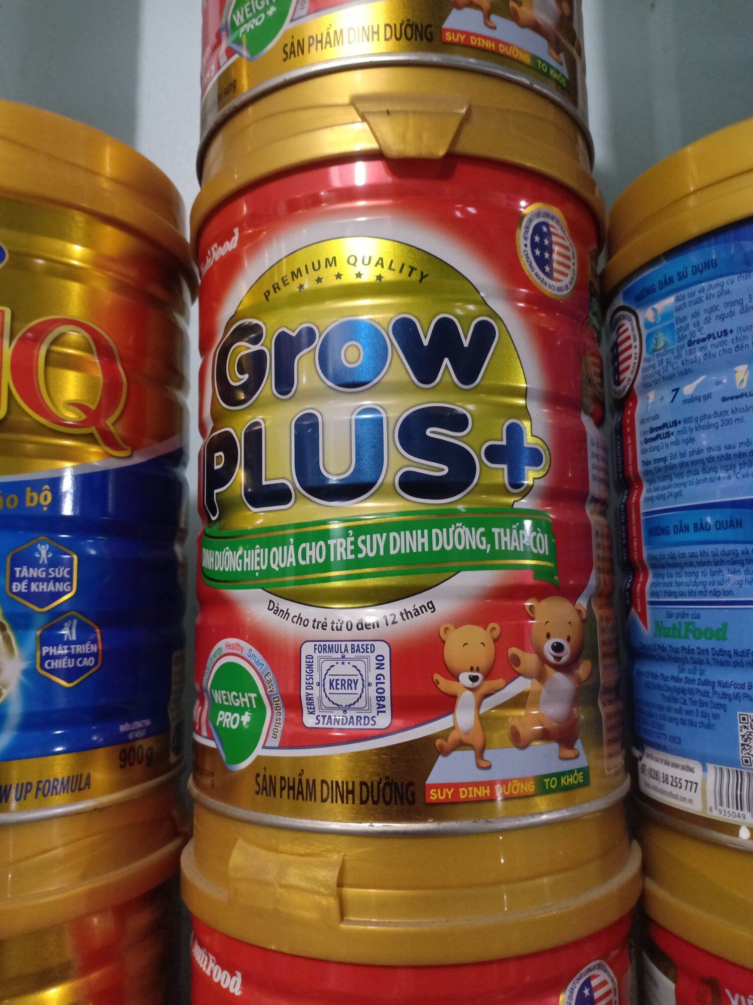 Nuti grow plus đỏ 870g