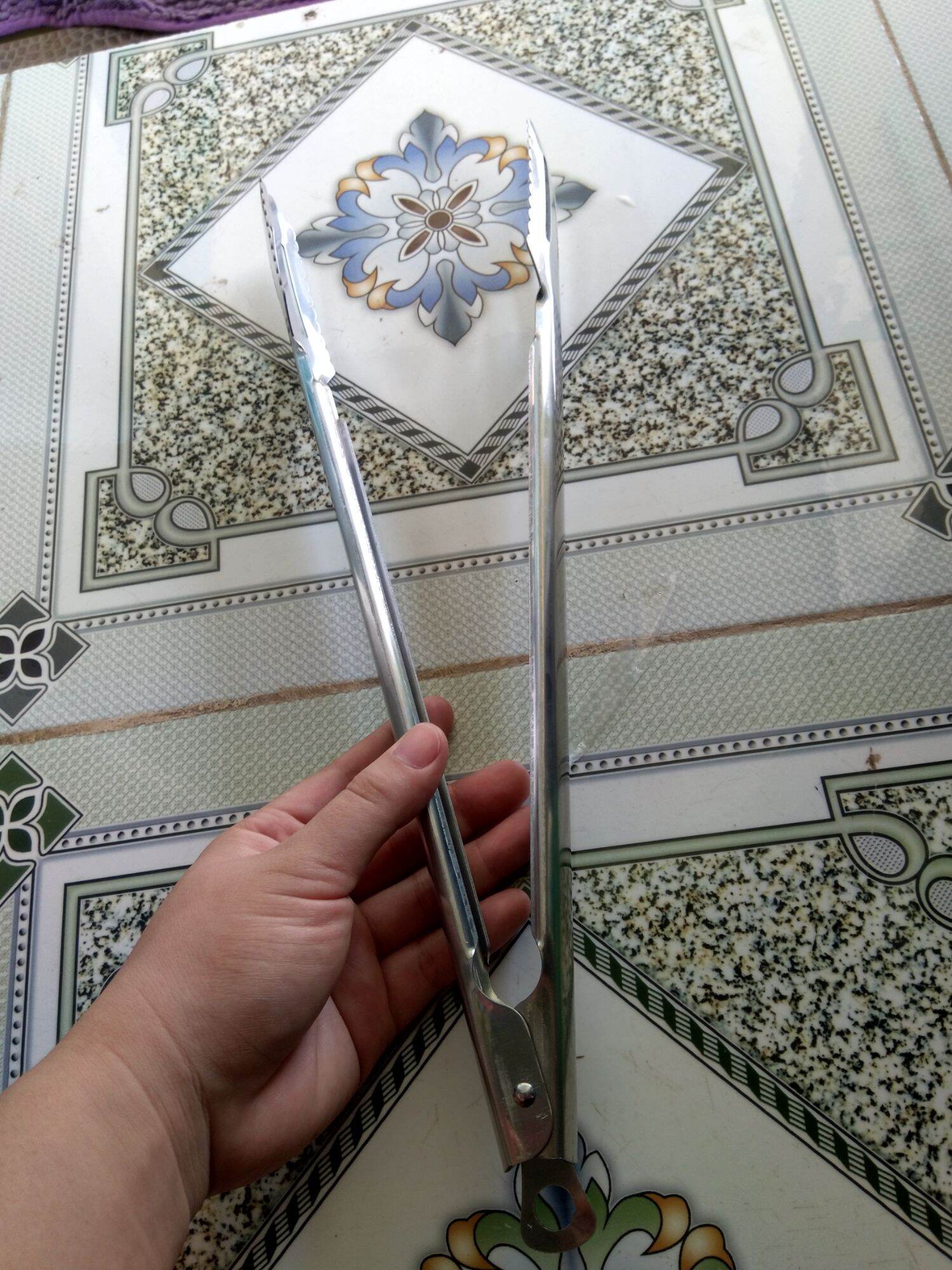 cây gấp đá cồ inox dài 36cm