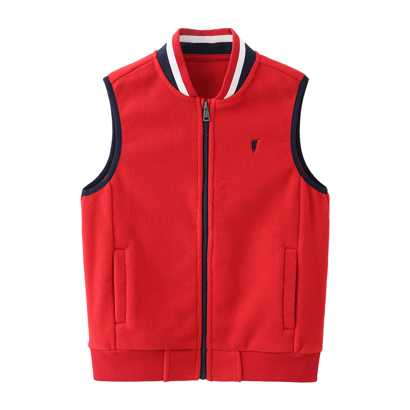 >> BÁO GIÁ ÁO KHOÁC DÙ THỂ THAO BÓNG CHÀY | Shopee Lazada Sendo Tiki mới nhất 84 Áo Thun Polo Thể Thao Bé Trai Vest 2020 Mùa Thu Và Mùa Đông Mới Màu Đỏ Lông CừU Cổ Áo Bóng Chày Thường Áo Ghi Lê Khoác