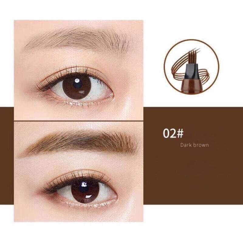 Bút chì kẻ mày phẩy sợi 4D không trôi nước