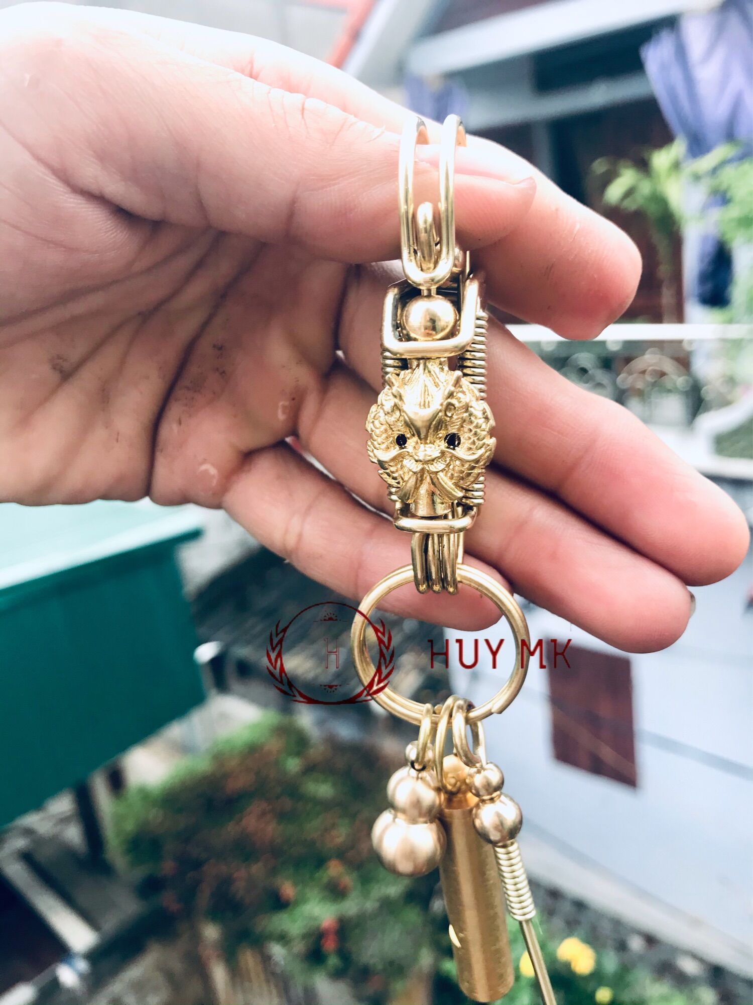Combo móc khoá rồng vàng