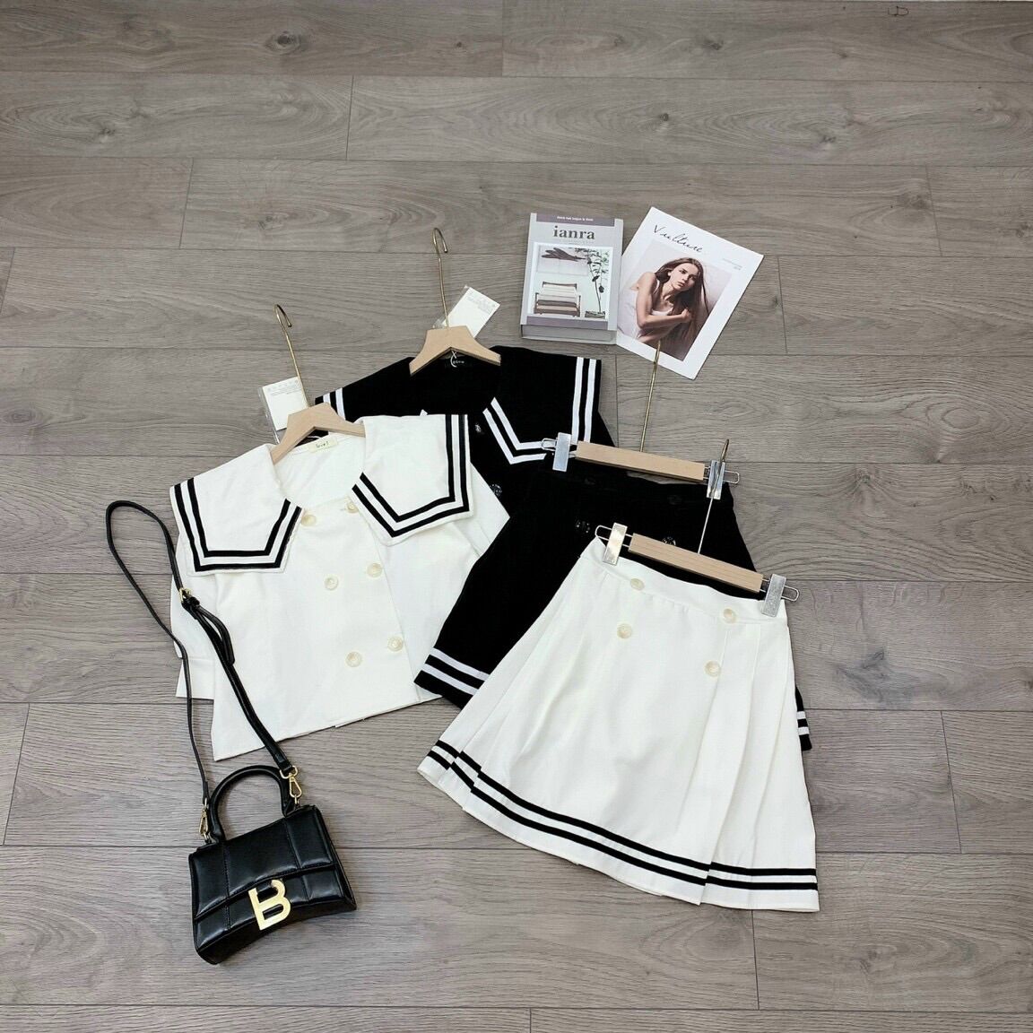Set váy thủy thủ siêu xinh