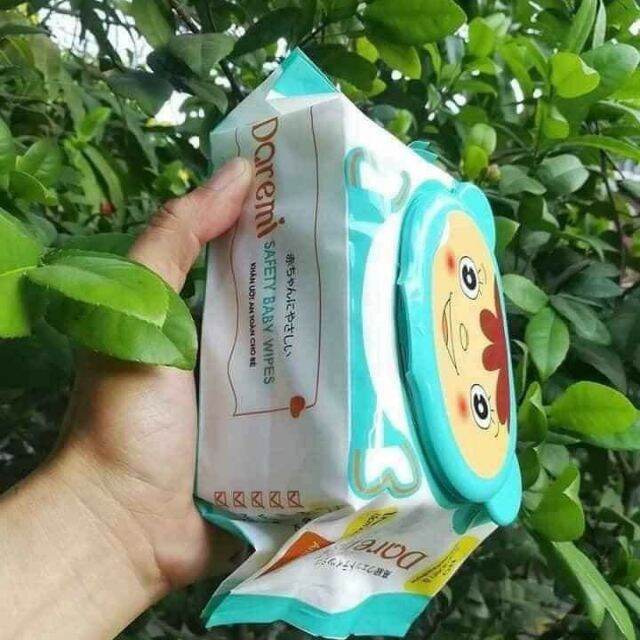 KHĂN ƯỚT DOREMI GÓI LỚN KHÔNG MÙI 100GR