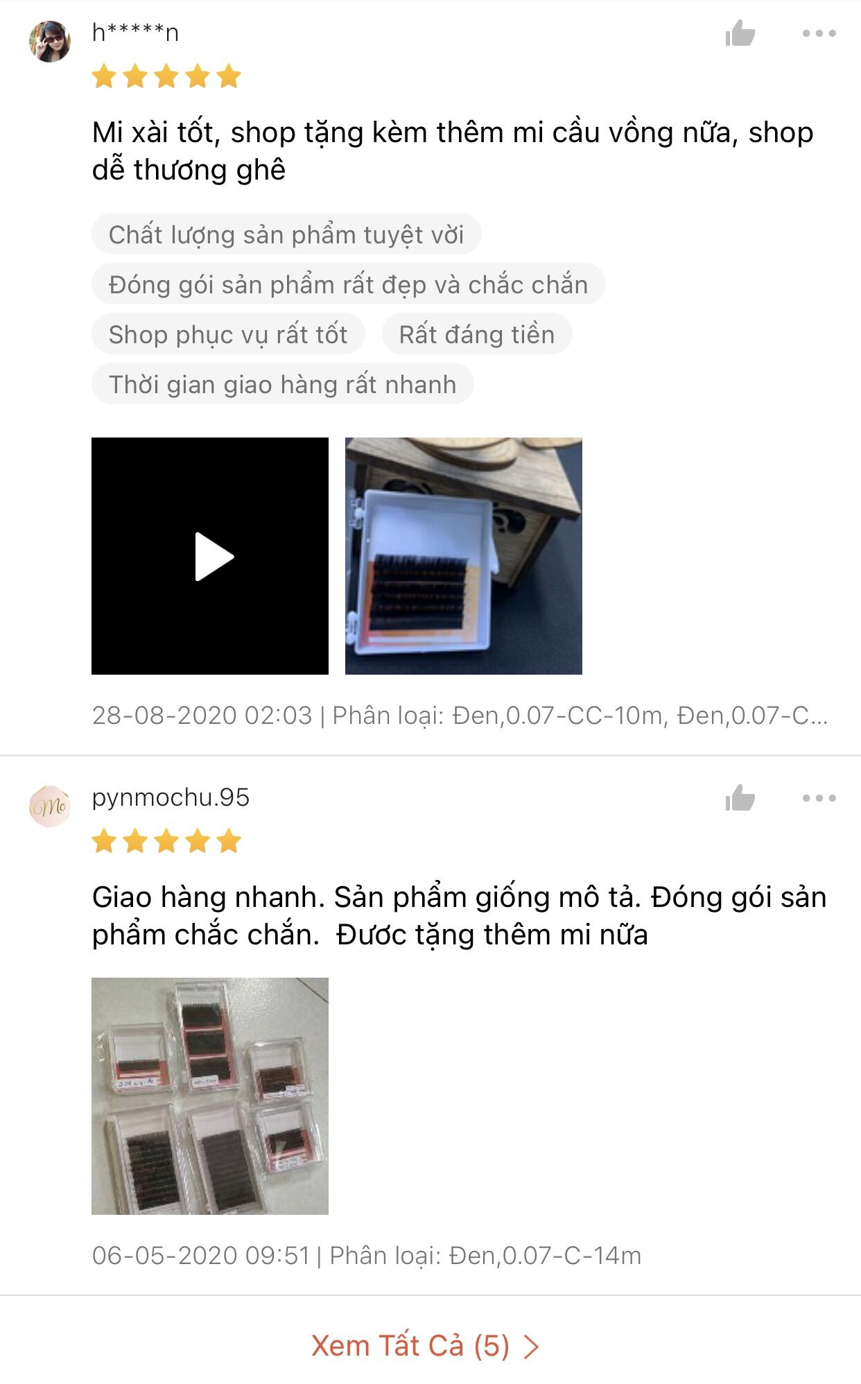 Mi Rời ❤️❤️ Lông mi nối dạng rời 0.12 - 0.15 ( xuất dư )