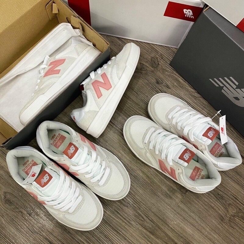 🌻MINTSTORE🌻Giày Sneakers N.B Trắng Chữ Hồng