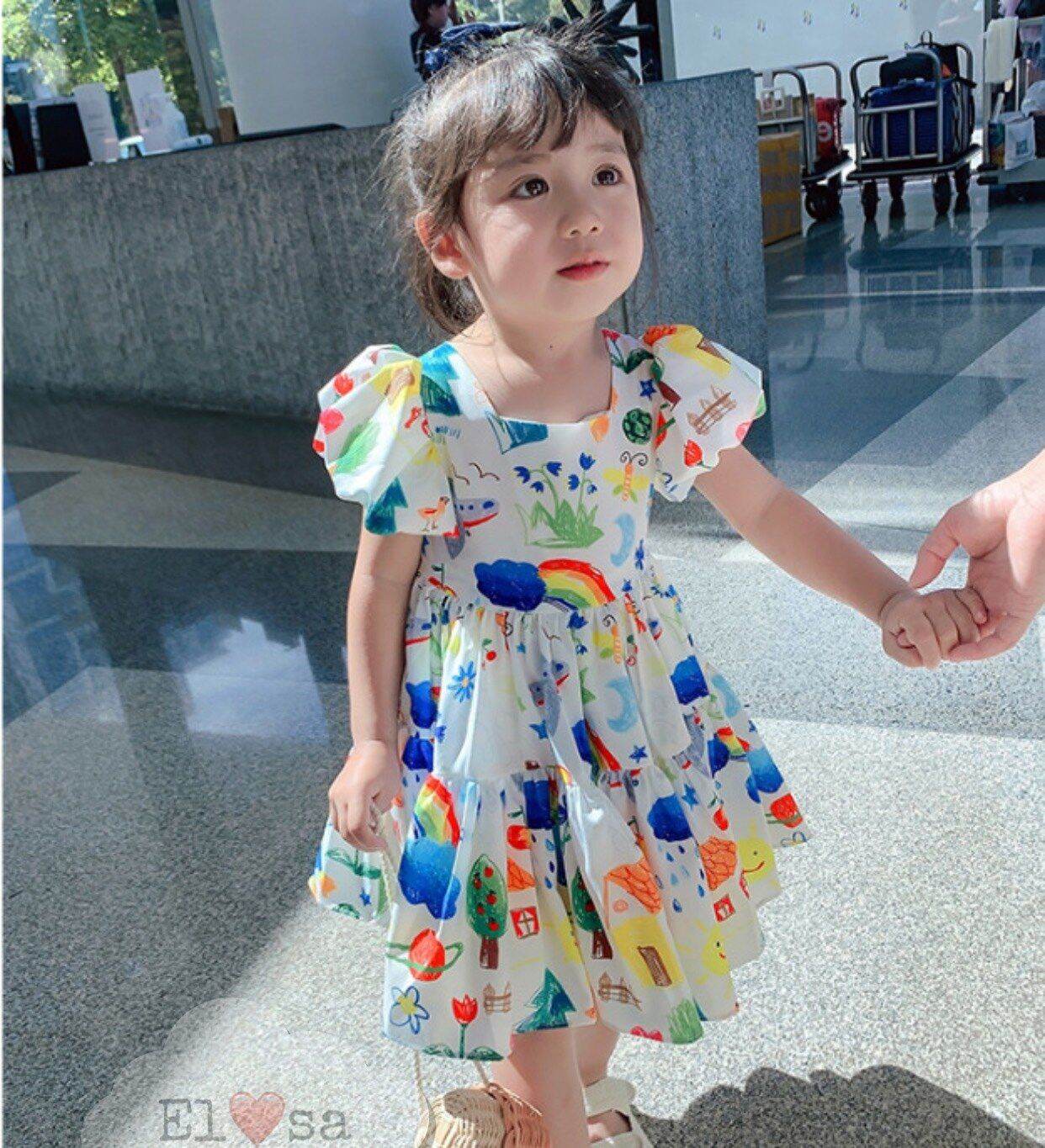 VÁY HOẠT HÌNH CẦU VỒNG