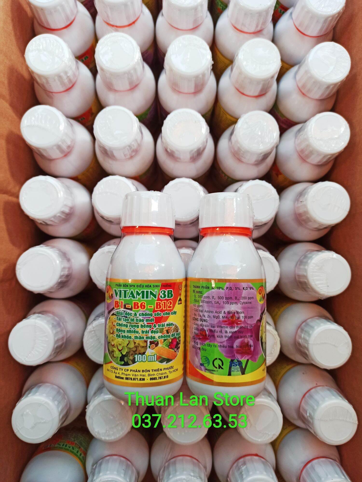 Phân Bón NPK Vitamin 3B B1-B6-B12 lọ 100ml