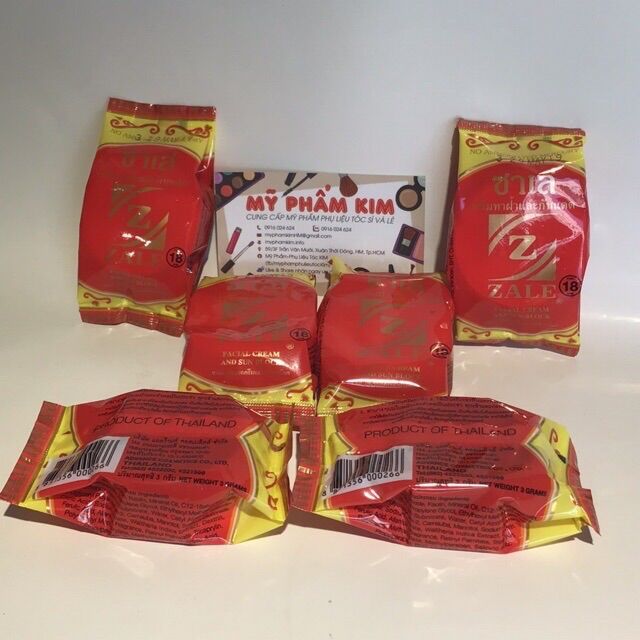 ✅THÁI LAN-Kem Zale THÁI ĐỎ  chính hãng dưỡng trắng 3gr