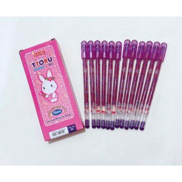 Bút Mực Tím Nho -TTORU- KOREA 12 cây