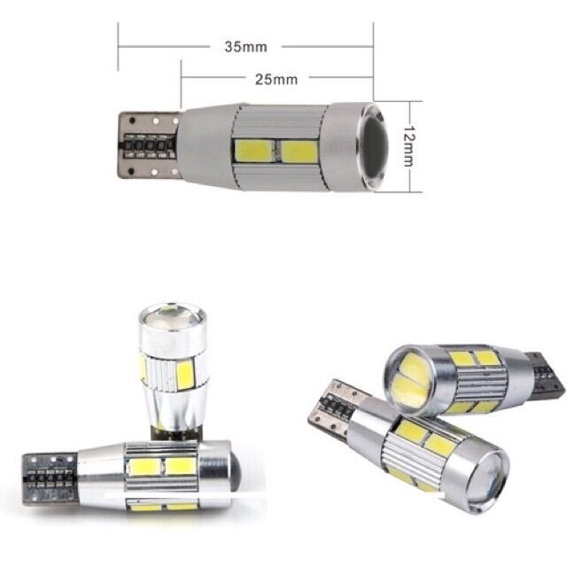 Đèn led demi t10 cho xe ô tô xe máy