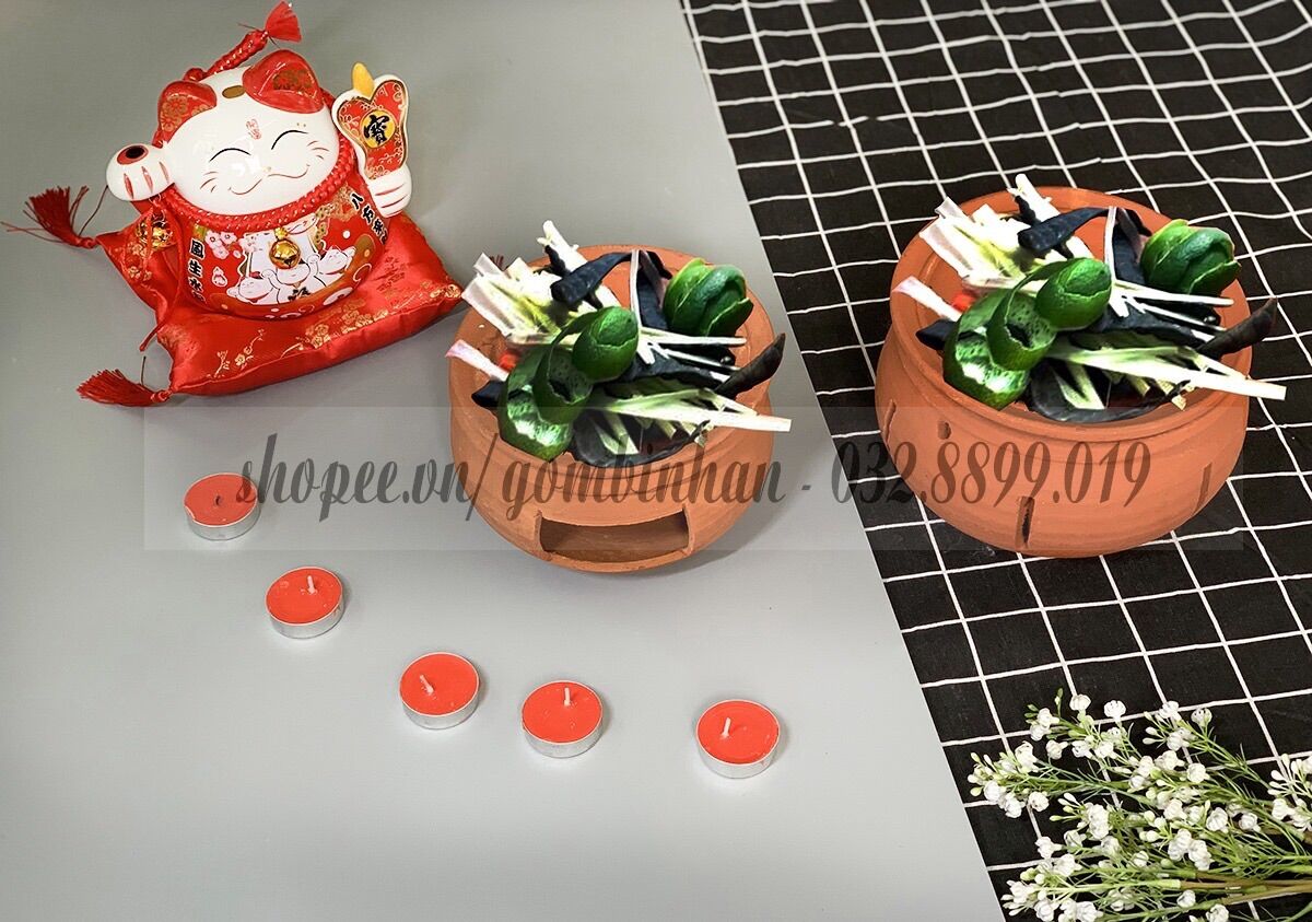 Bếp xông bồ kết cao cấp Bát Tràng