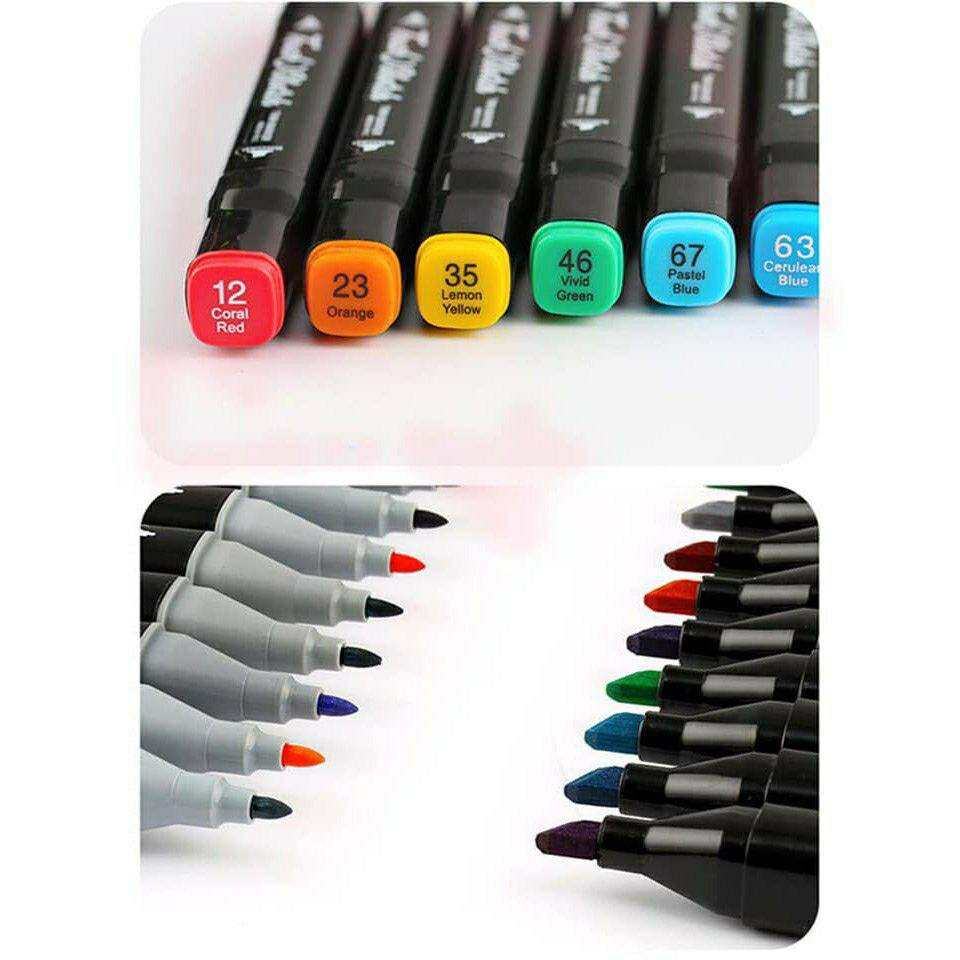 Bộ 48 bút màu dạ Touch tặng kèm túi đựng (48 pcs plus 1 box)