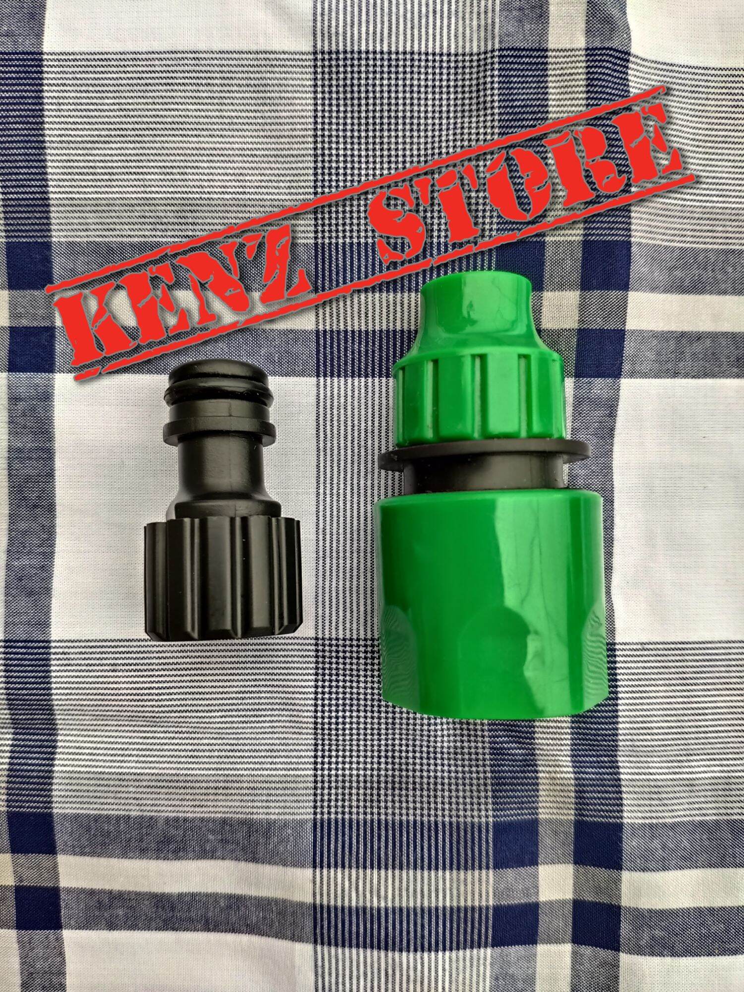 Đầu nối nhanh lắp bơm đôi mini 12v ra ống 12mm