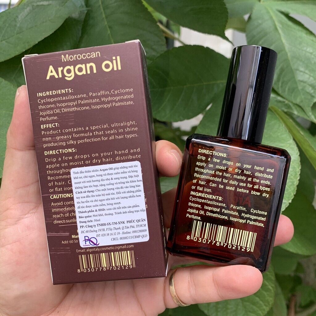 [HCM]TINH DẦU DƯỠNG TÓC ALGO ARGAN OIL 50ml