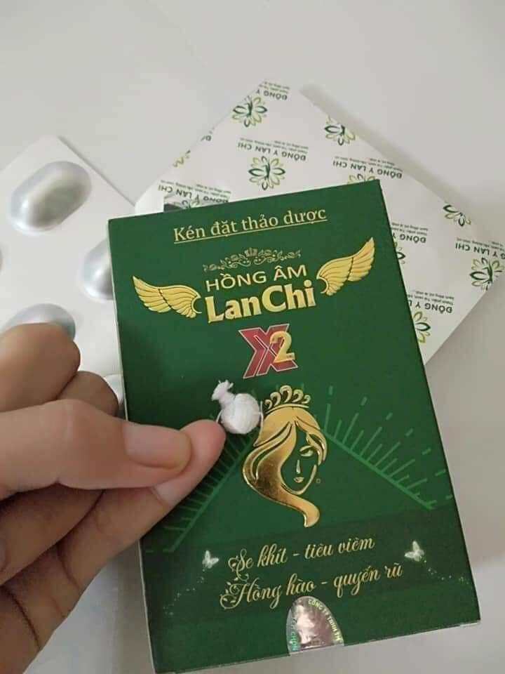 Kén đặt phụ khoa Hồng âm tiêu viêm X2