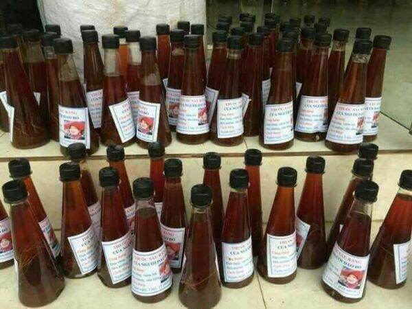 Dac tri sâu răng của người dao đỏ
