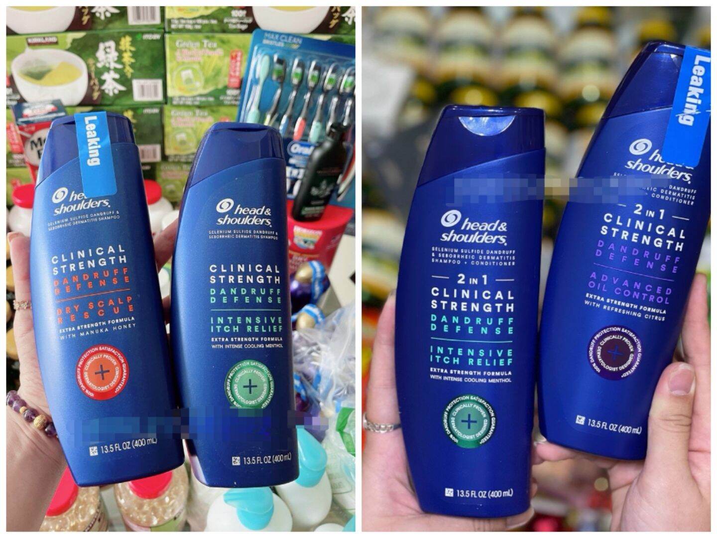 Dầu gội head&shoulders chuyên gàu, ngứa 400ml/neutrogenna 354ml/selsun 325ml nhập mỹ