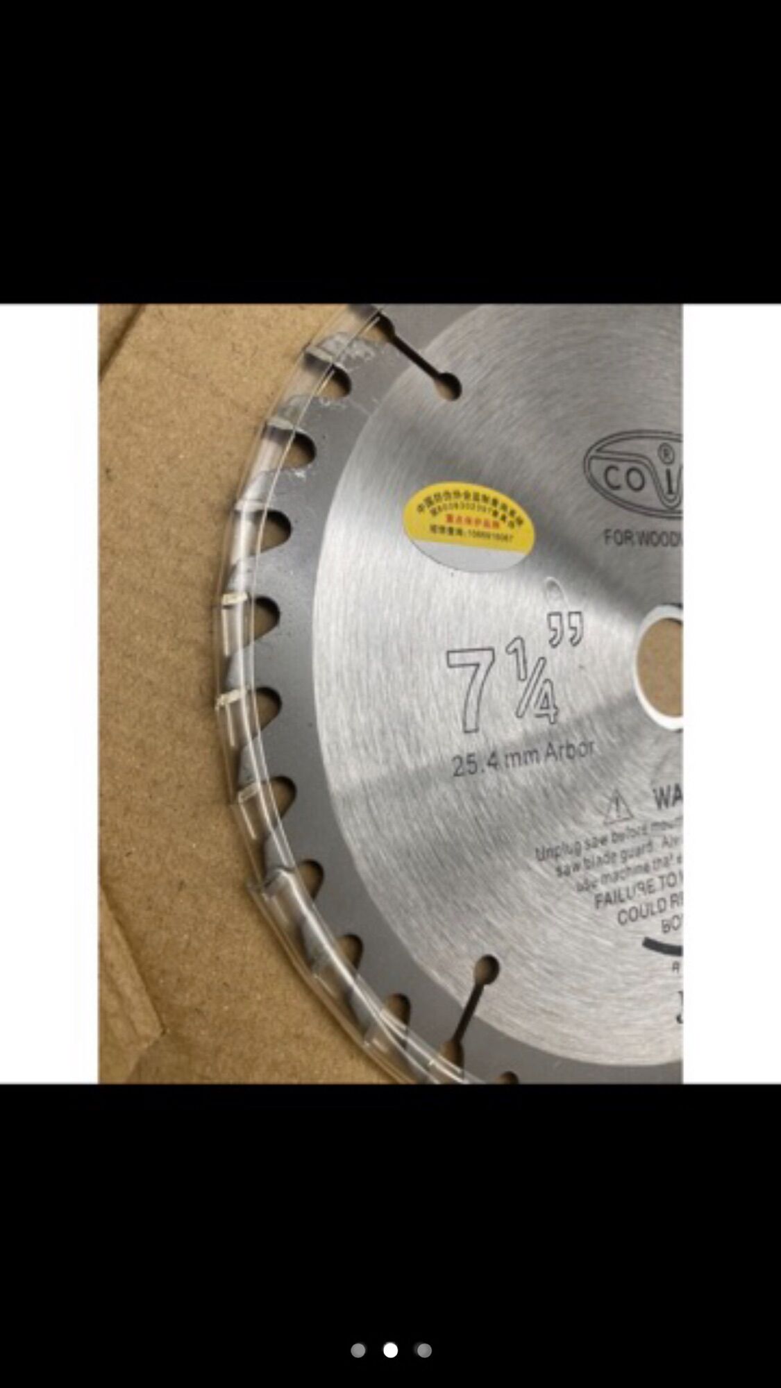 [HCM]Lưỡi cưa gỗ covina 185mm