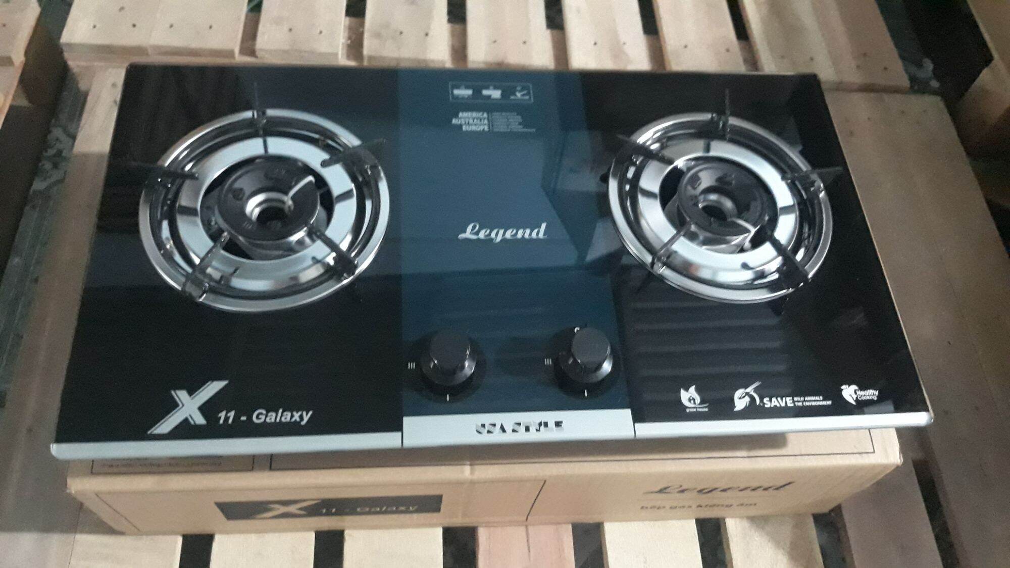 Bếp gas âm kiếng tốt legend x11