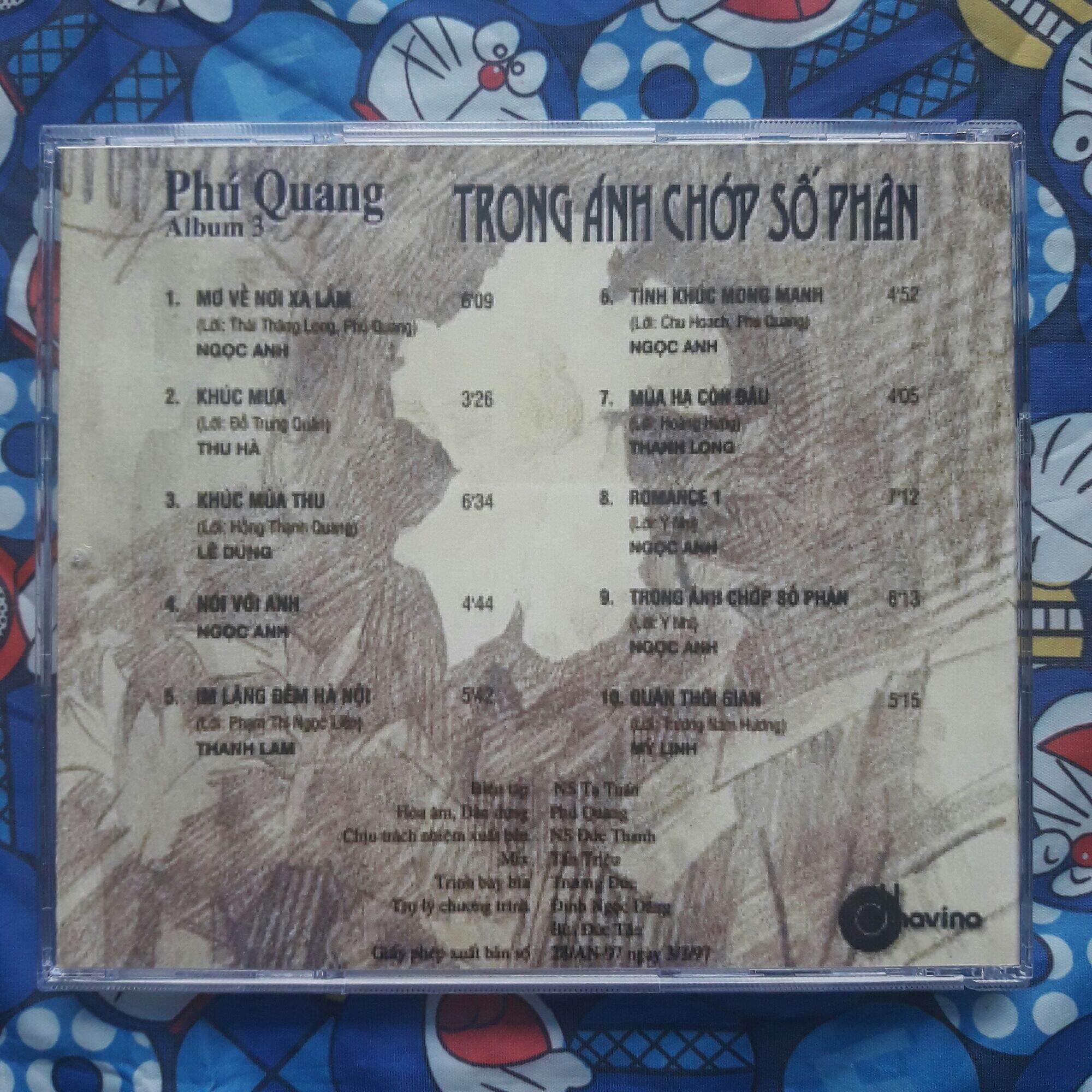 Bộ 3 cd nhạc Phú Quang phono