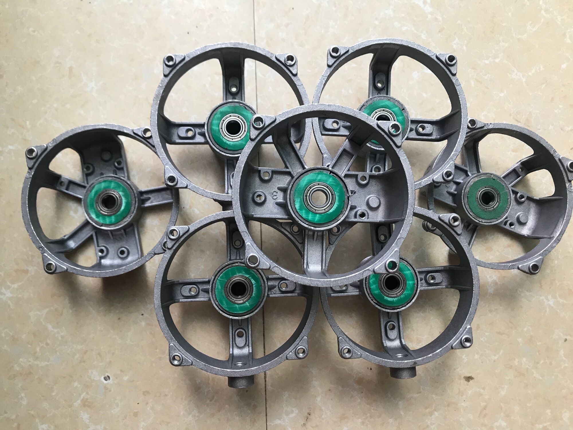 2 bộ ốp nhôm đóng sẵn bi 688(thay cho bạc quạt)