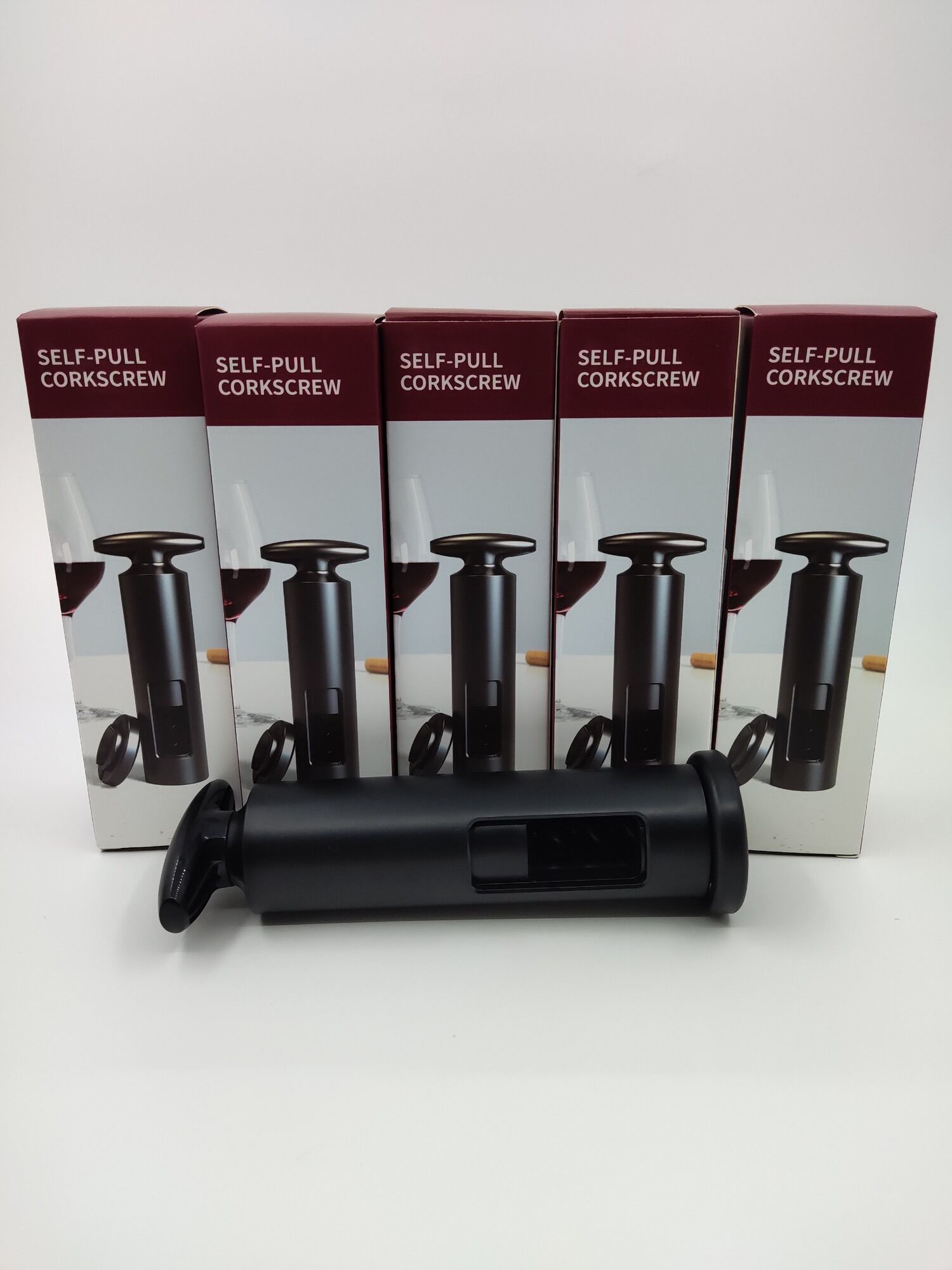 [HCM]Đồ Khui Rượu Vang Cao Cấp Self - Pull Corkscrew