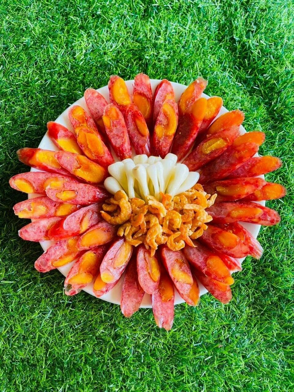 Lạp Xưởng Tôm Trứng Muối 500g