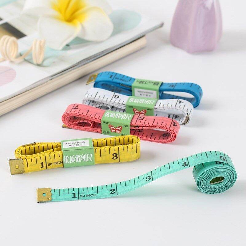 Thước dây đo 3 vòng nhiều màu dài 150cm
