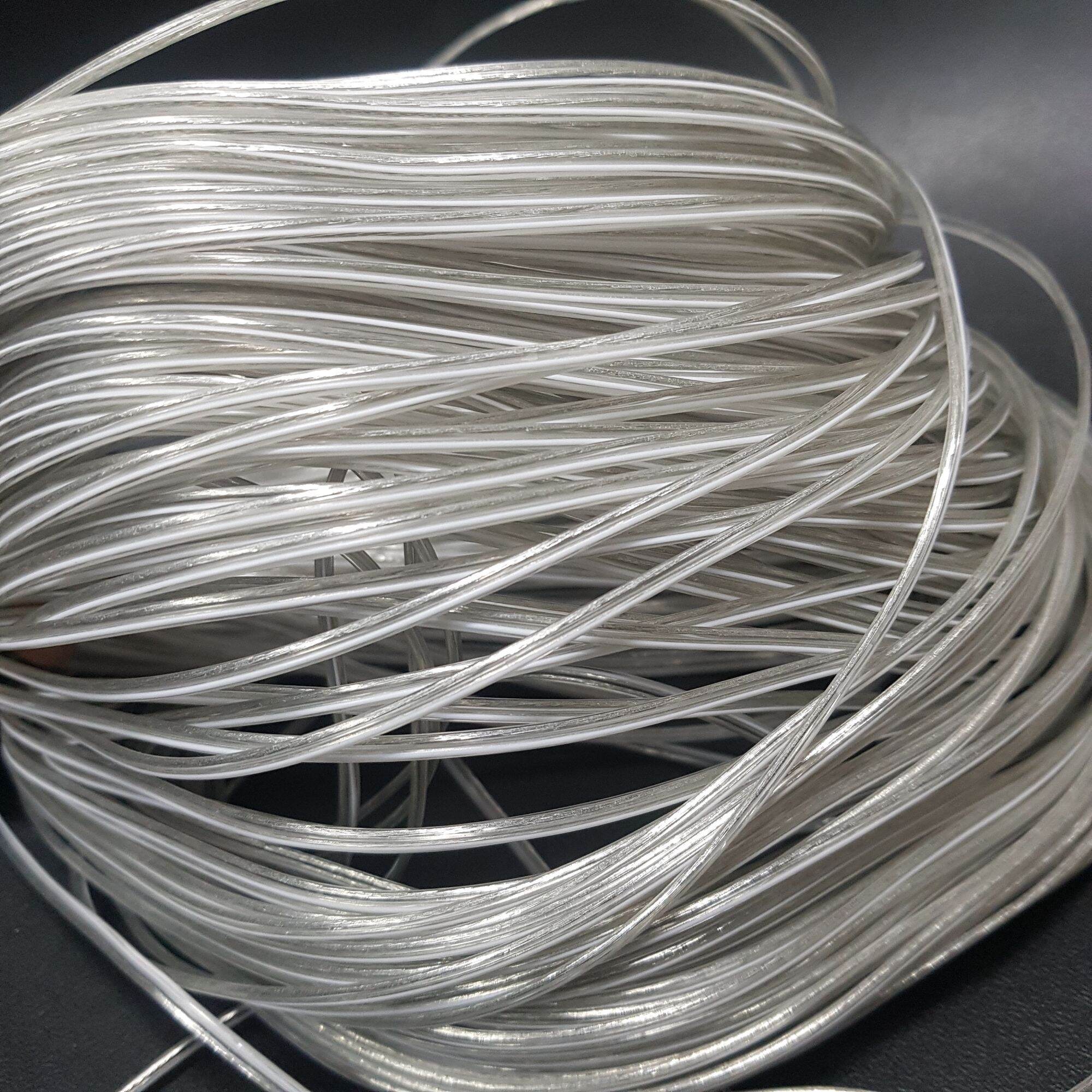 Dây Điện Trong Suốt 2 Lõi Cuộn 100 Mét 0.25x2, 0.5x2, 1.0x2, Dây Điện Trong Suốt, Dây Điện Neon, Dây điện trang trí