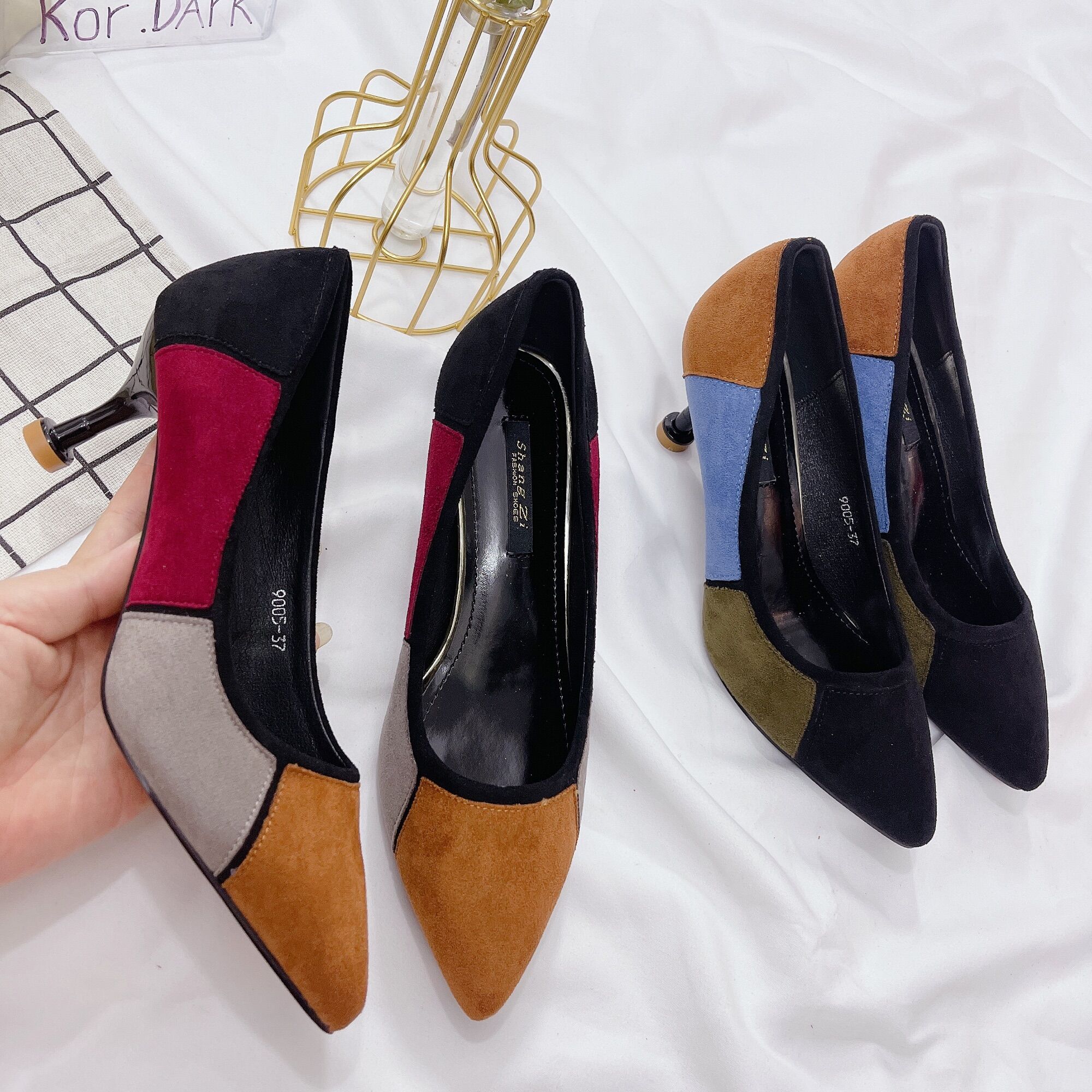 GIẦY CAO GÓT NỮ 7cm ,MŨI NHỌN