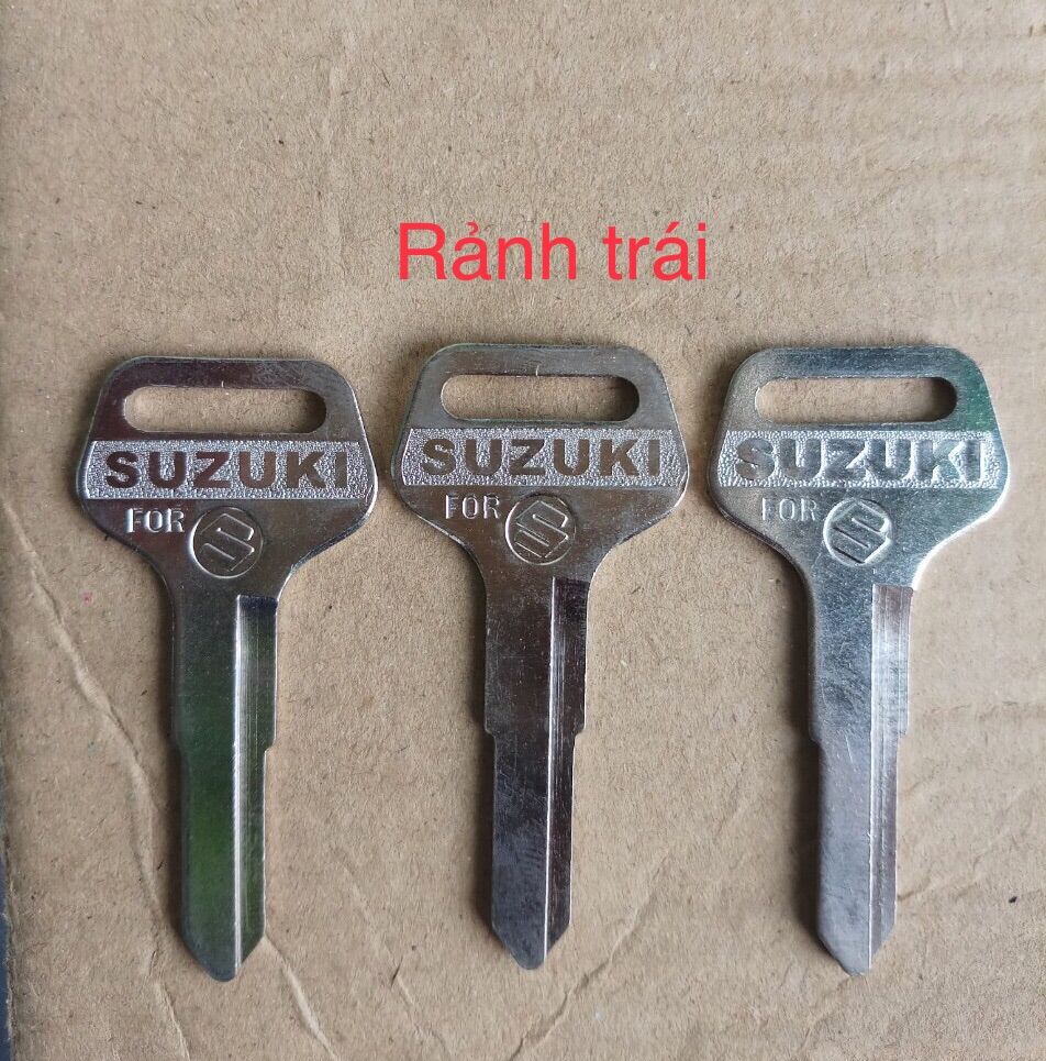 Phôi chìa khoá xe SUZUKI ( rảnh trái , combo 3 chìa )