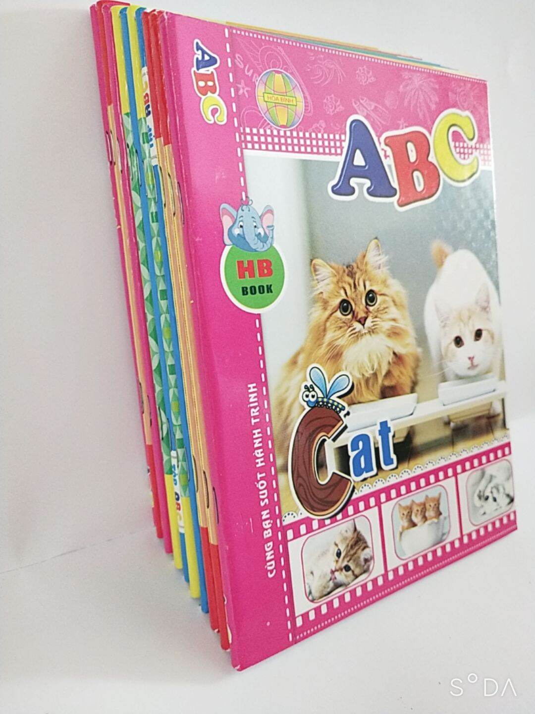 combo 5 cuốn tập học sinh 96 trang ABC hòa bình 5ô