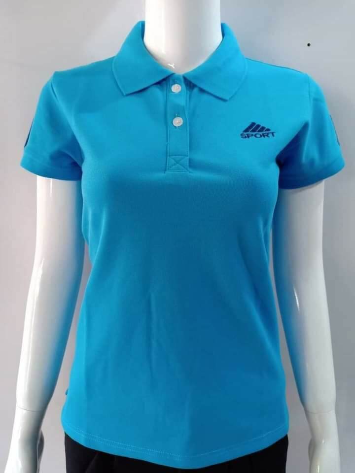 Áo thun cá sấu nữ màu xanh da trời hàng loại 1 bao đẹp ạ.