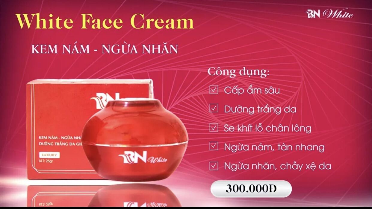 Kem Face Bn White Mẫu Mới Hiệu Quả Chuyên Về Nám & Tàn Nhang Chống Lão Hoá Độ Chống Nắng Spf40