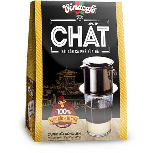 Cà phê sữa chất hộp 10 gói×29g/ gói