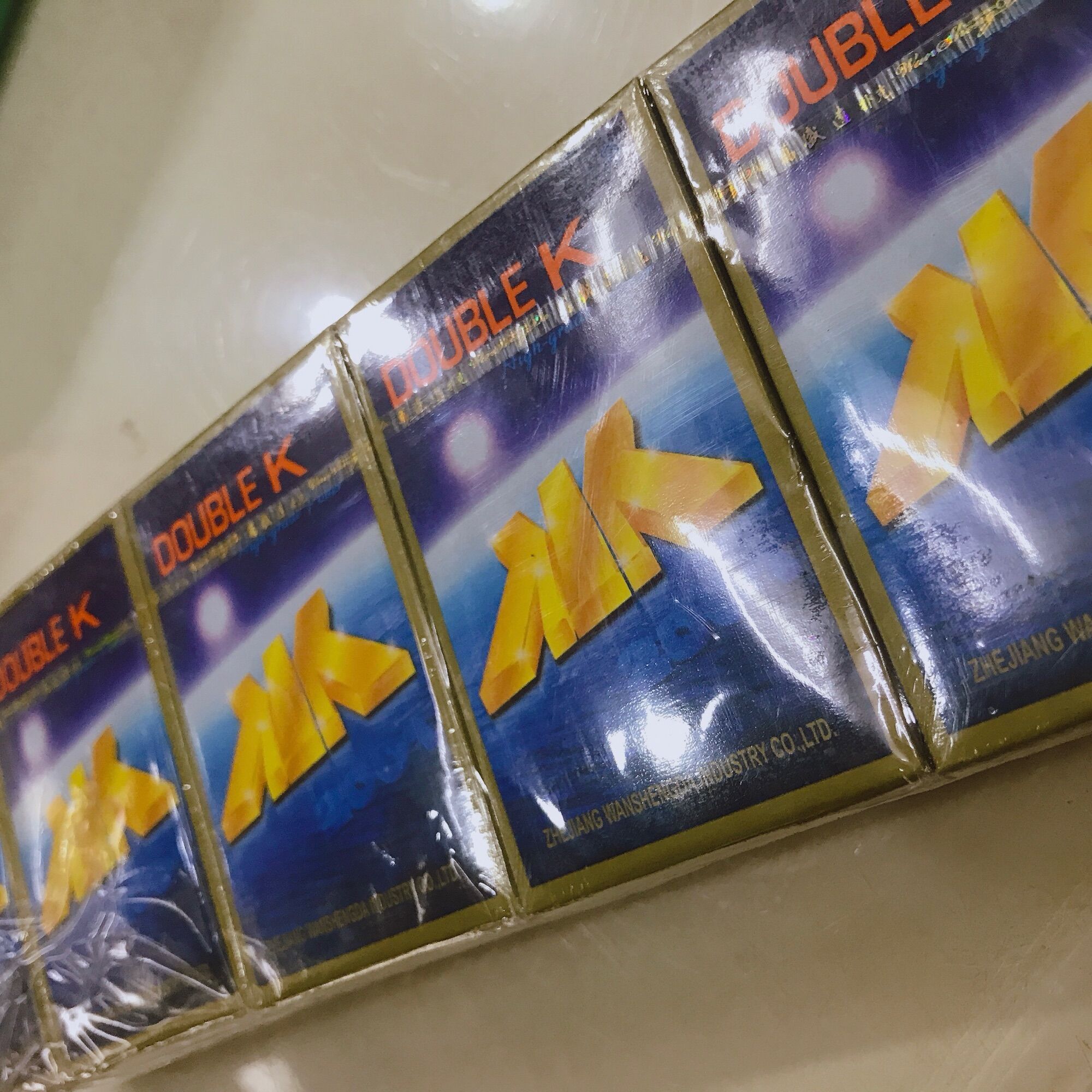 Lốc 10 bộ bài tây 52 lá Double K - xanh