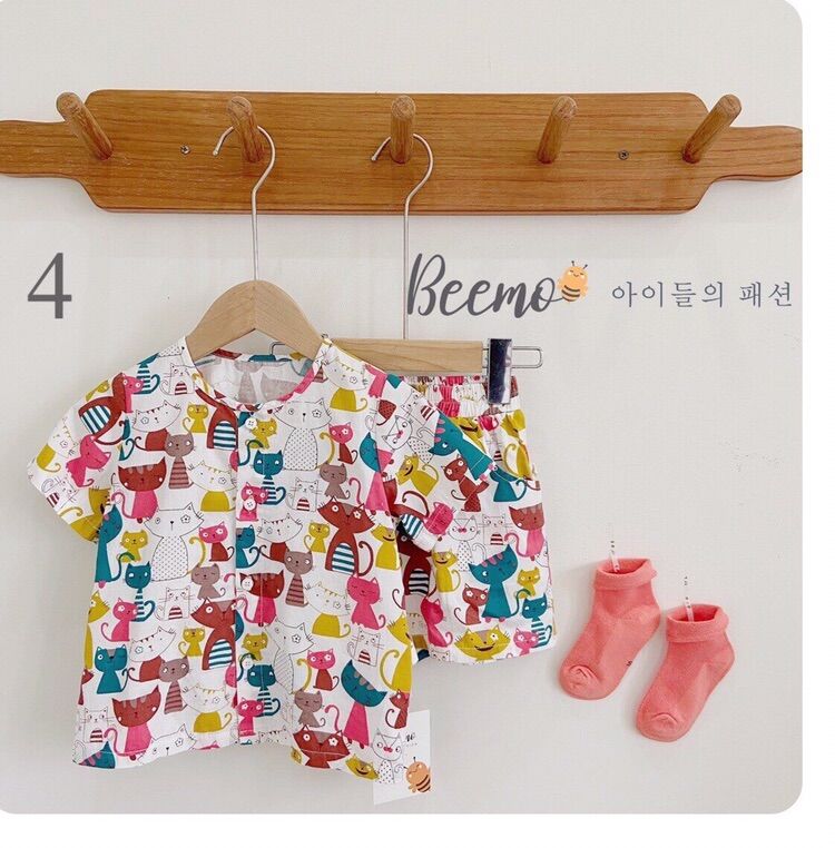 [FREESHIP] Bộ mặc nhà cho bé 9-26kg