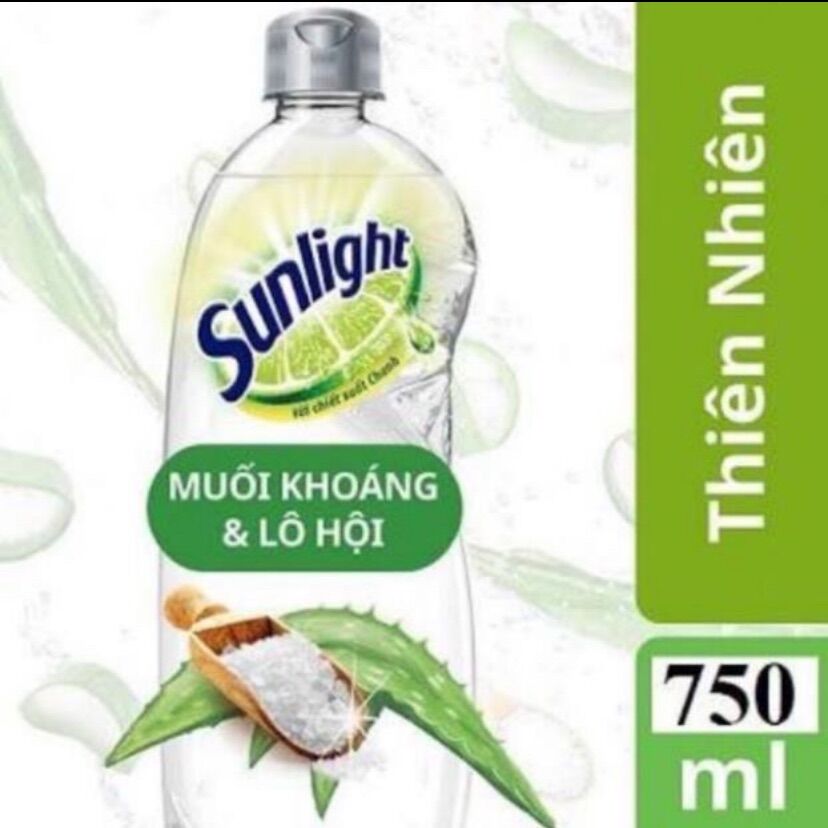 Nước Rửa Chén Sunlight Thiên Nhiên dạng chai 750ml