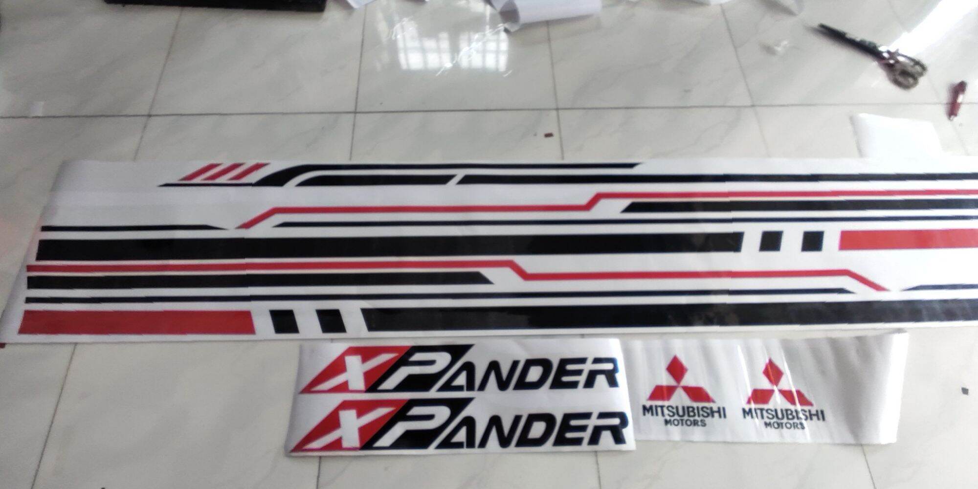 tem dán hông xe xpander thể thao ms006
